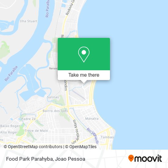 Food Park Parahyba map
