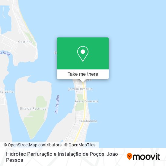 Hidrotec Perfuração e Instalação de Poços map