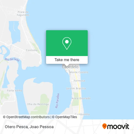 Otero Pesca map