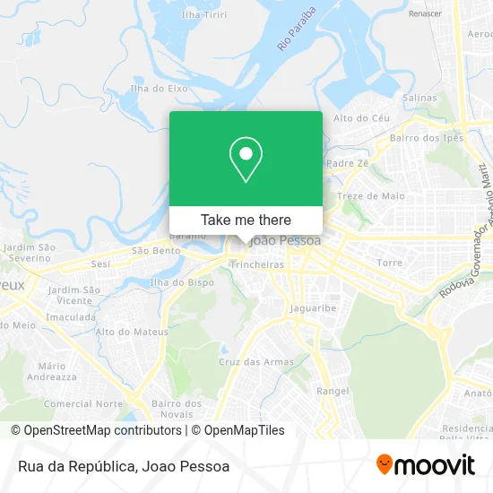 Rua da República map
