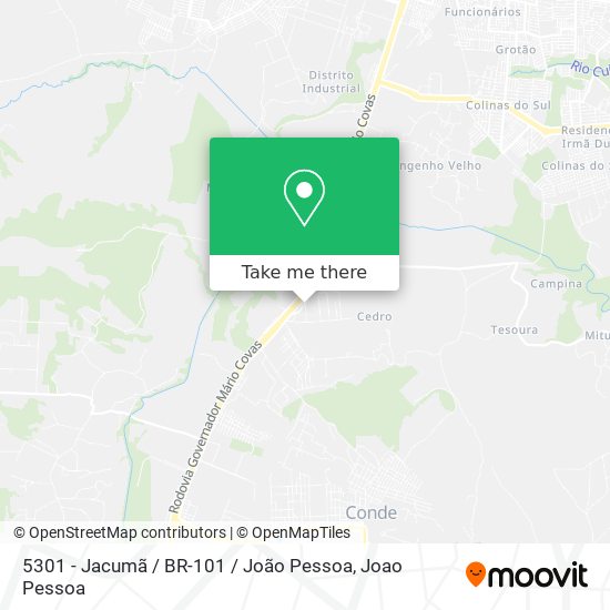 5301 - Jacumã / BR-101 / João Pessoa map