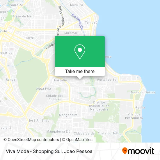 Viva Moda - Shopping Sul map