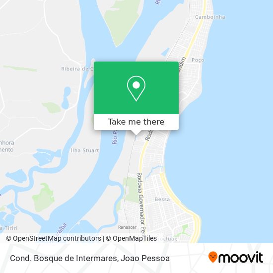 Cond. Bosque de Intermares map