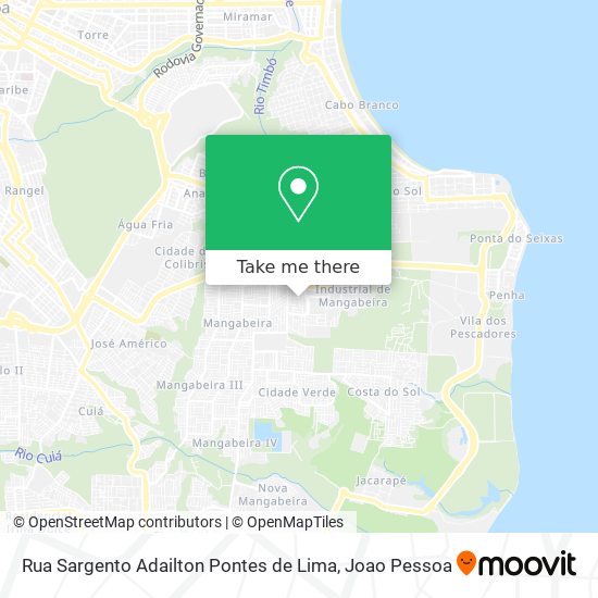 Mapa Rua Sargento Adailton Pontes de Lima