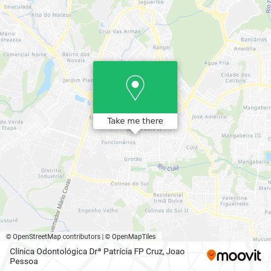 Clínica Odontológica Drª Patrícia FP Cruz map