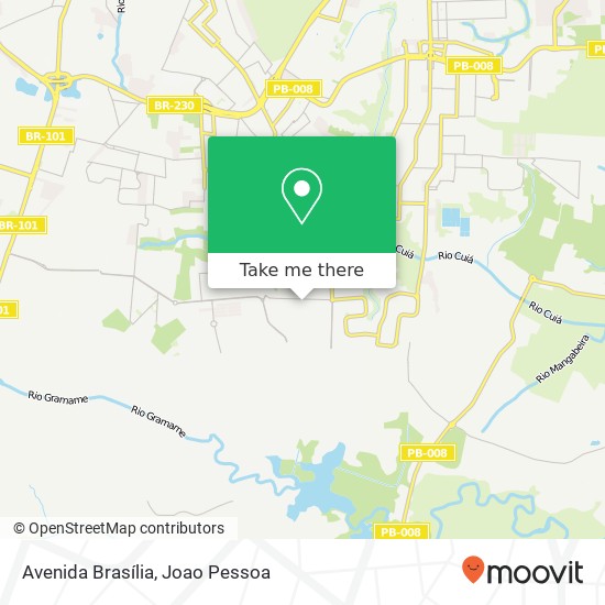 Avenida Brasília map