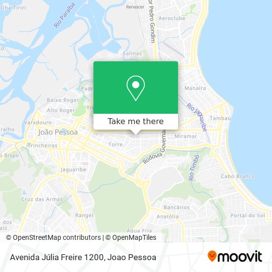 Avenida Júlia Freire 1200 map
