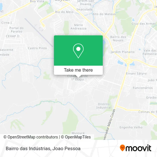 Bairro das Indústrias map