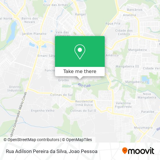 Rua Adilson Pereira da Silva map