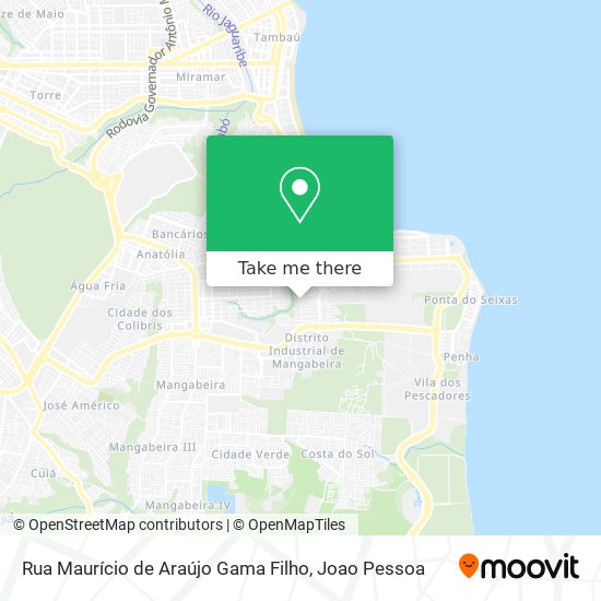 Rua Maurício de Araújo Gama Filho map