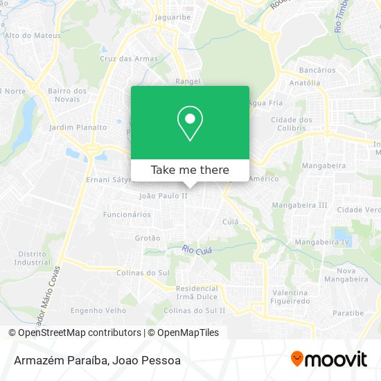 Armazém Paraíba map