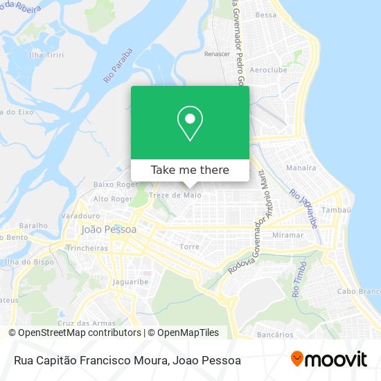 Rua Capitão Francisco Moura map