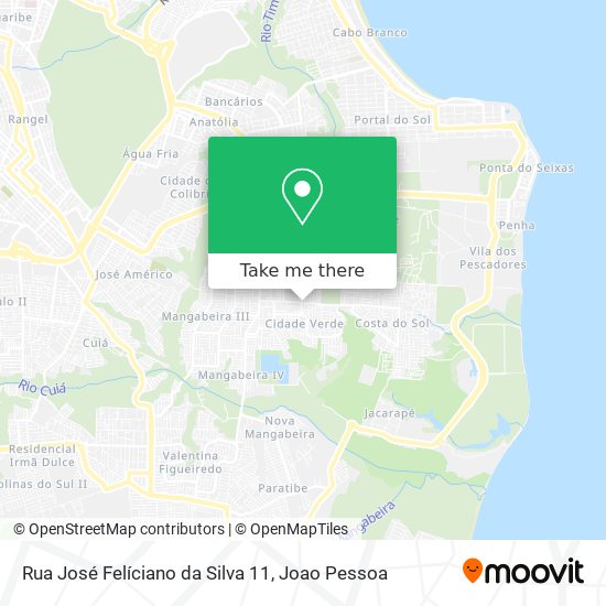 Rua José Felíciano da Silva 11 map