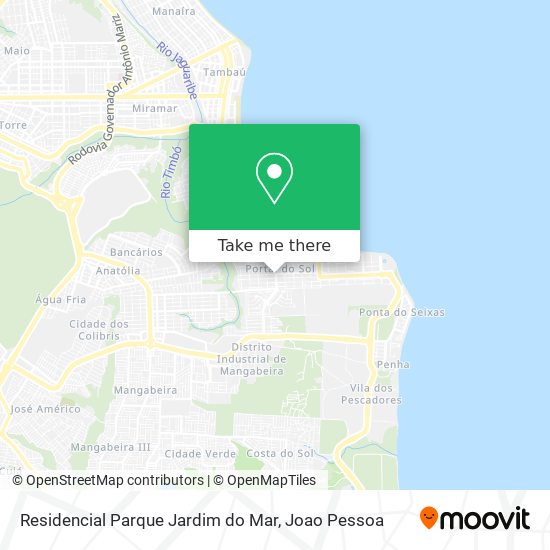 Residencial Parque Jardim do Mar map