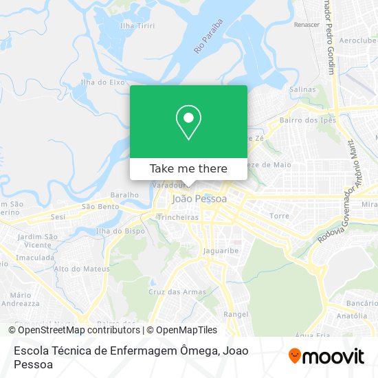 Escola Técnica de Enfermagem Ômega map