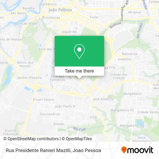 Rua Presidente Ranieri Mazilli map