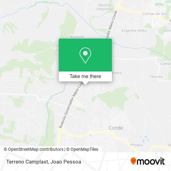 Terreno Camplast map