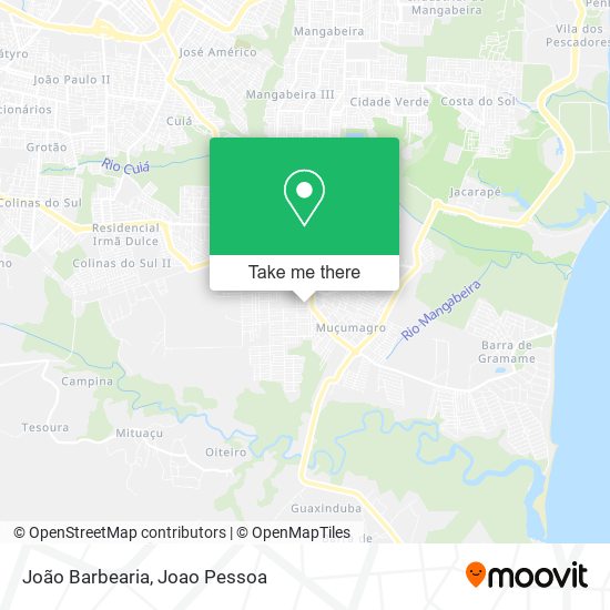 João Barbearia map