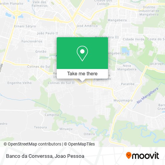 Banco da Converssa map