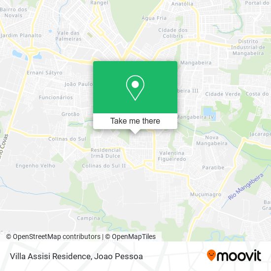 Villa Assisi Residence map