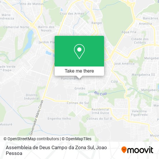 Assembleia de Deus Campo da Zona Sul map