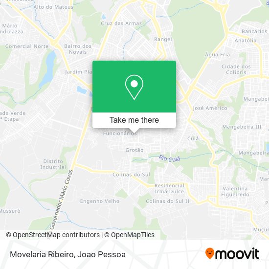 Movelaria Ribeiro map