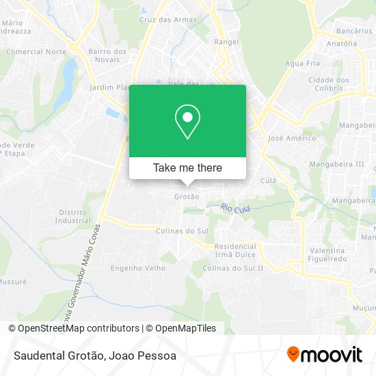 Saudental Grotão map
