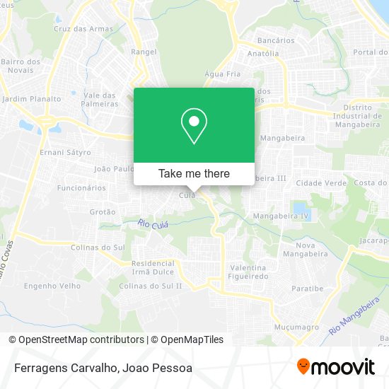 Ferragens Carvalho map