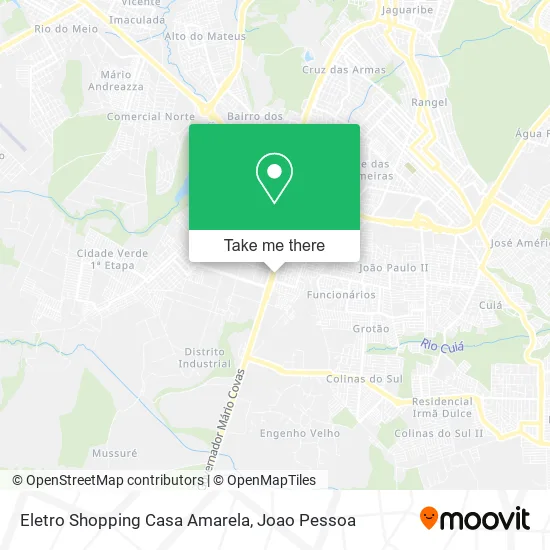 Eletro Shopping Casa Amarela map