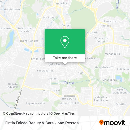 Cintia Falcão Beauty & Care map
