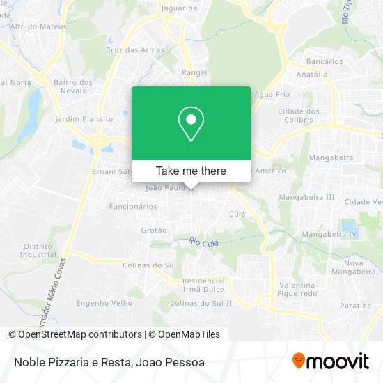 Noble Pizzaria e Resta map