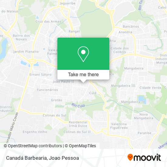Canadá Barbearia map