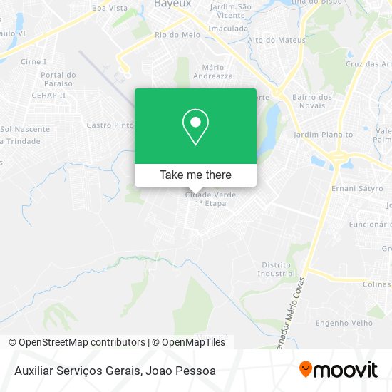 Auxiliar Serviços Gerais map