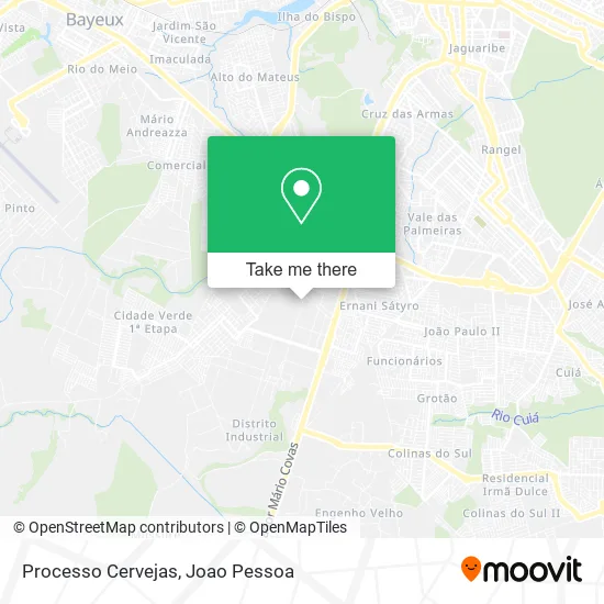 Processo Cervejas map