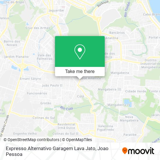 Expresso Alternativo Garagem Lava Jato map