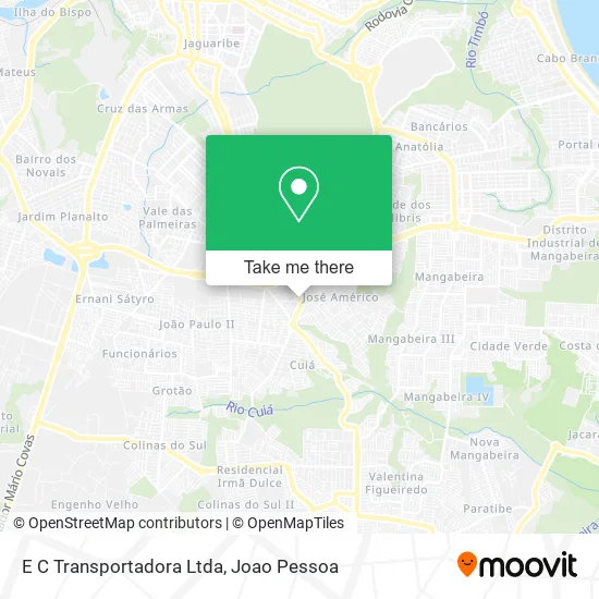 E C Transportadora Ltda map