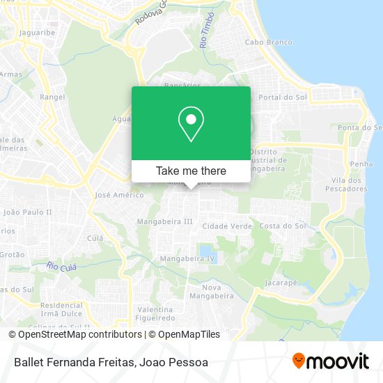 Ballet Fernanda Freitas map