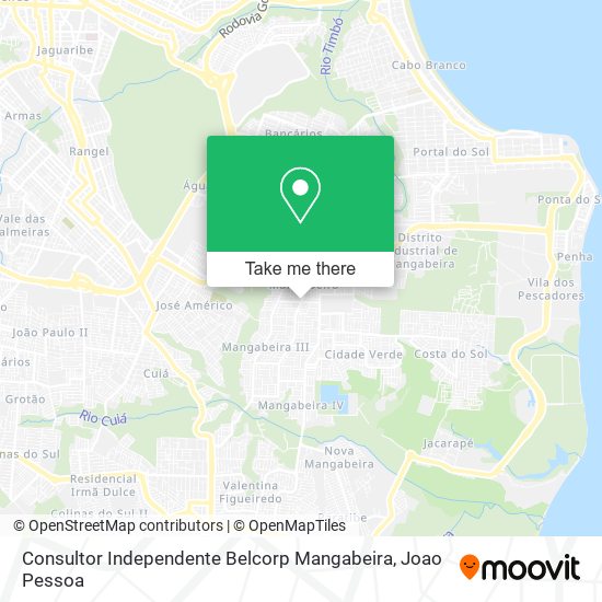 Consultor Independente Belcorp Mangabeira map