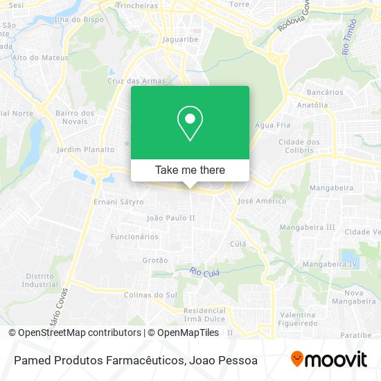 Pamed Produtos Farmacêuticos map