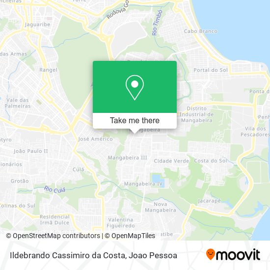 Ildebrando Cassimiro da Costa map