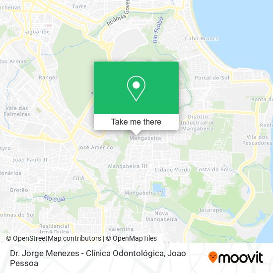 Dr. Jorge Menezes - Clínica Odontológica map