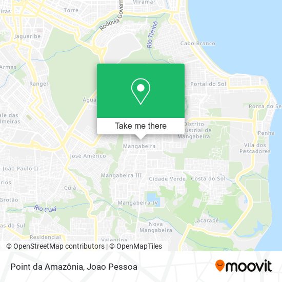 Point da Amazônia map