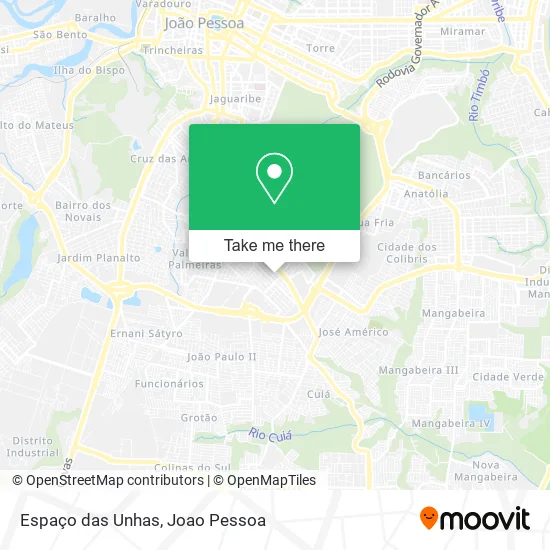 Espaço das Unhas map