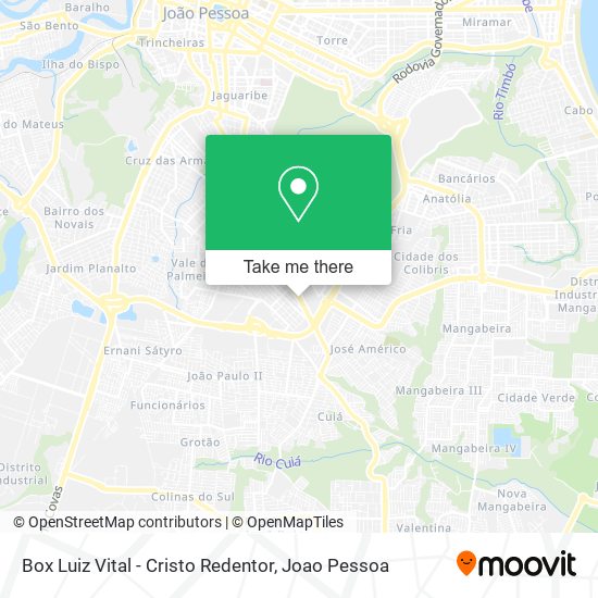 Mapa Box Luiz Vital - Cristo Redentor