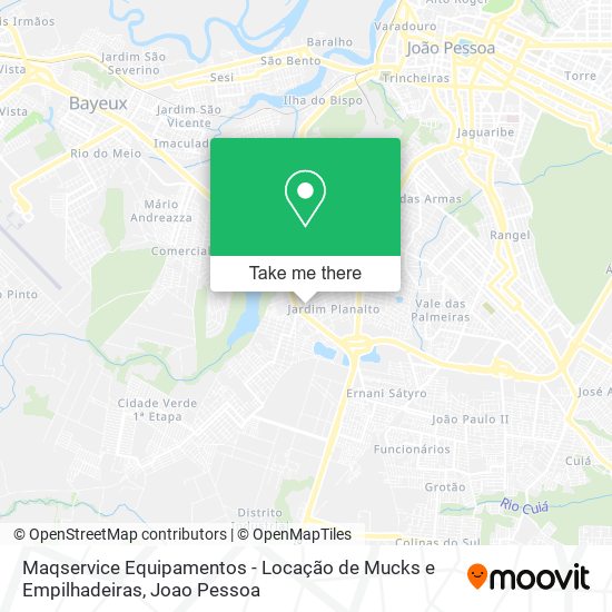 Maqservice Equipamentos - Locação de Mucks e Empilhadeiras map