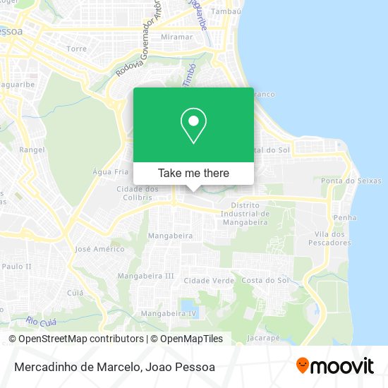 Mapa Mercadinho de Marcelo
