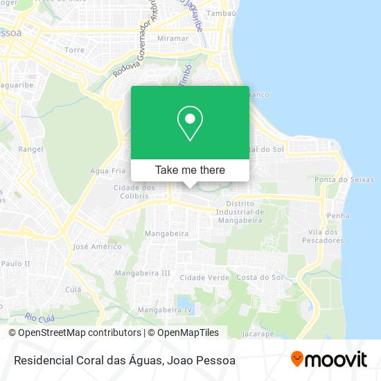 Mapa Residencial Coral das Águas