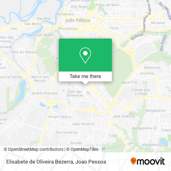 Elisabete de Oliveira Bezerra map