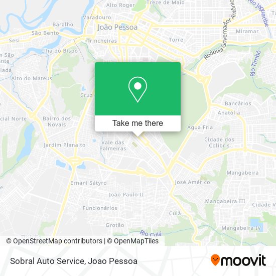 Mapa Sobral Auto Service