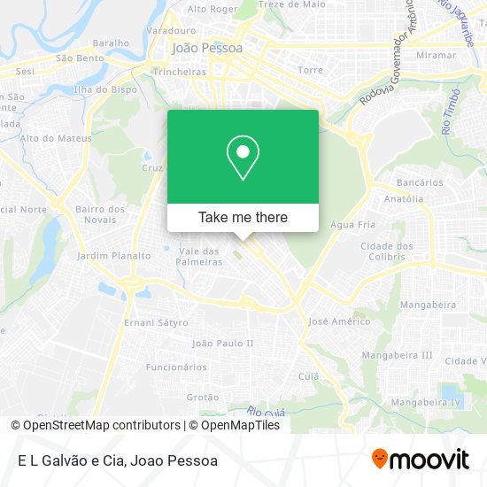 E L Galvão e Cia map